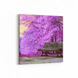 Olla 13914K Doğa / Manzara Görseli Kare Kanvas Tablo (Ölçü: 25X25)