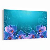 Olla 11679Y Orkide Çiçek Görseli Yatay Kanvas Tablo (Ölçü: 150X100)