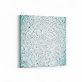 Olla 17215K Su / Damla Görseli Kare Kanvas Tablo (Ölçü: 25X25)