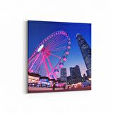 Olla 18926K Yapı Görseli Kare Kanvas Tablo (Ölçü: 60X60)