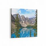 Olla 14067K Doğa / Manzara Görseli Kare Kanvas Tablo (Ölçü: 60X60)