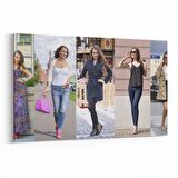 Olla 16894Y Model / Manken Görseli Yatay Kanvas Tablo (Ölçü: 90X60)