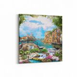 Olla 13629K Doğa / Manzara Görseli Kare Kanvas Tablo (Ölçü: 100X100)