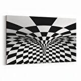 Olla 10231Y Abstract Girdap Görsel Yatay Kanvas Tablo (Ölçü: 70X50)