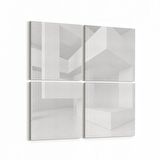 Olla 10425K4 Abstract Tünel Görsel Kare 4'lü Kanvas Tablo (Ölçü: 125X125)