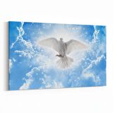 Olla 15888Y Gökyüzü Kuşlar Görseli Yatay Kanvas Tablo (Ölçü: 30X20)