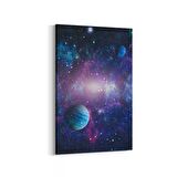 Olla 17689D Uzay Görseli Dikey Kanvas Tablo (Ölçü: 60X90)
