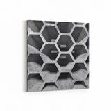 Olla 12435K Beton Görseli Kare Kanvas Tablo (Ölçü: 60X60)