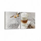 Olla 15263K2Y Gıda Görseli Kare 2'li Yatay Kanvas Tablo (Ölçü: 145X70)