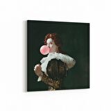 Olla 16802K Model / Manken Görseli Kare Kanvas Tablo (Ölçü: 60X60)