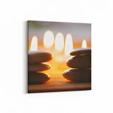 Olla 17075K Spa / Masaj Görseli Kare Kanvas Tablo (Ölçü: 100X100)