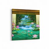 Olla 13432K Doğa / Manzara Görseli Kare Kanvas Tablo (Ölçü: 25X25)