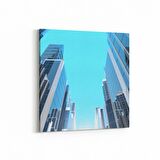 Olla 18854K Yapı Görseli Kare Kanvas Tablo (Ölçü: 25X25)