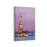 Olla 17895D Yapı Görseli Dikey Kanvas Tablo (Ölçü: 20X30)