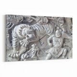 Olla 16257Y Heykel / Sanat Görseli Yatay Kanvas Tablo (Ölçü: 45X30)