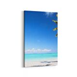 Olla 16495D Kumsal / Sahil Görseli Dikey Kanvas Tablo (Ölçü: 60X90)