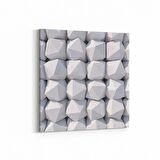 Olla 14937K Geometrik Desen Görseli Kare Kanvas Tablo (Ölçü: 25X25)