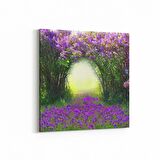 Olla 13814K Doğa / Manzara Görseli Kare Kanvas Tablo (Ölçü: 30X30)