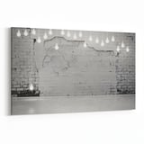 Olla 12436Y Beton Görseli Yatay Kanvas Tablo (Ölçü: 30X20)