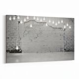 Olla 12436Y Beton Görseli Yatay Kanvas Tablo (Ölçü: 90X60)