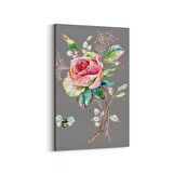 Olla 17844D Yağlı Boya Görseli Dikey Kanvas Tablo (Ölçü: 80X120)