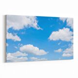 Olla 15513Y Gökyüzü Bulut Görseli  Yatay Kanvas Tablo (Ölçü: 70X50)