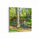 Olla 18767K4 Yapı Görseli Kare 4'lü Kanvas Tablo (Ölçü: 145X145)