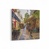 Olla 18775K4 Yapı Görseli Kare 4'lü Kanvas Tablo (Ölçü: 65X65)