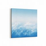 Olla 15499K Gökyüzü Bulut Görseli  Kare Kanvas Tablo (Ölçü: 25X25)