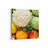 Olla 15255K Gıda Görseli Kare Kanvas Tablo (Ölçü: 25X25)