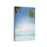 Olla 16636D Kumsal / Sahil Görseli Dikey Kanvas Tablo (Ölçü: 70X105)