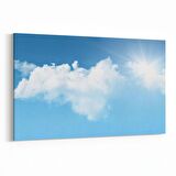 Olla 15695Y Gökyüzü Bulut Görseli  Yatay Kanvas Tablo (Ölçü: 150X100)