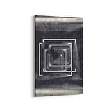 Olla 10434D Abstract Tünel Görsel Dikey Kanvas Tablo (Ölçü: 100X150)