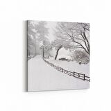 Olla 13257K Doğa / Manzara Görseli Kare Kanvas Tablo (Ölçü: 25X25)