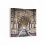 Olla 18266K Yapı Görseli Kare Kanvas Tablo (Ölçü: 100X100)