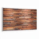 Olla 11996Y Ahşap Desen Görseli Yatay Kanvas Tablo (Ölçü: 45X30)