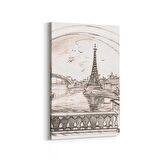 Olla 17779D Yağlı Boya Görseli Dikey Kanvas Tablo (Ölçü: 100X150)