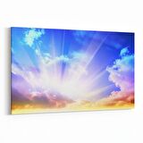 Olla 15946Y Günbatımı Görseli Yatay Kanvas Tablo (Ölçü: 120X80)