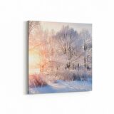 Olla 14181K Doğa / Manzara Görseli Kare Kanvas Tablo (Ölçü: 60X60)