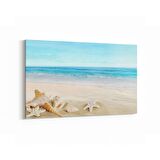 Olla 16411Y Kumsal / Sahil Görseli Yatay Kanvas Tablo (Ölçü: 150X100)