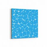 Olla 17237K Su / Damla Görseli Kare Kanvas Tablo (Ölçü: 25X25)