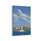 Olla 18283D Yapı Görseli Dikey Kanvas Tablo (Ölçü: 60X90)