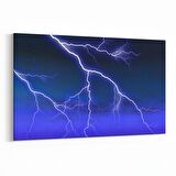 Olla 14772Y Gece Gökyüzü Görseli Yatay Kanvas Tablo (Ölçü: 90X60)