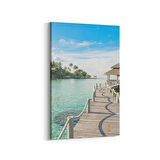 Olla 18546D Yapı Görseli Dikey Kanvas Tablo (Ölçü: 70X105)