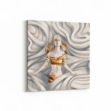 Olla 10009K 3 Boyut Görsel Kare Kanvas Tablo (Ölçü: 25X25)