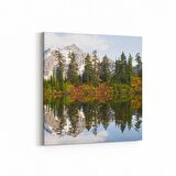 Olla 14473K Doğa / Manzara Görseli Kare Kanvas Tablo (Ölçü: 60X60)