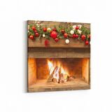 Olla 18939K Yapı Görseli Kare Kanvas Tablo (Ölçü: 25X25)