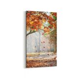 Olla 14558DD Doğa / Manzara Görseli Dikey Dar Kanvas Tablo (Ölçü: 30X60)