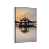 Olla 18866D Yapı Görseli Dikey Kanvas Tablo (Ölçü: 100X150)