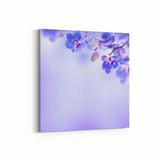 Olla 11688K Orkide Çiçek Görseli Kare Kanvas Tablo (Ölçü: 25X25)